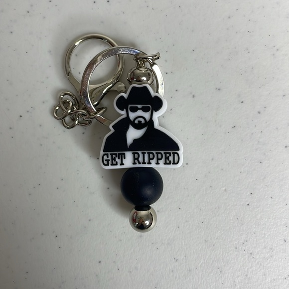 Get Ripped Keychain - Yellow Stone - Picture 2 of 2